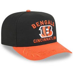 Cincinnati Bengals New Era Youth 2025 NFL Draft A-Frame 9FIFTY Snapback Hat Black/Orange - NFL