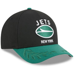 New York Jets New Era Youth 2025 NFL Draft 9FORTY A-Frame M-Crown Adjustable Hat Black/Green - NFL