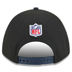 Dallas Cowboys New Era 2025 NFL Draft 9FORTY A-Frame M-Crown Adjustable Hat Black/Navy - NFL