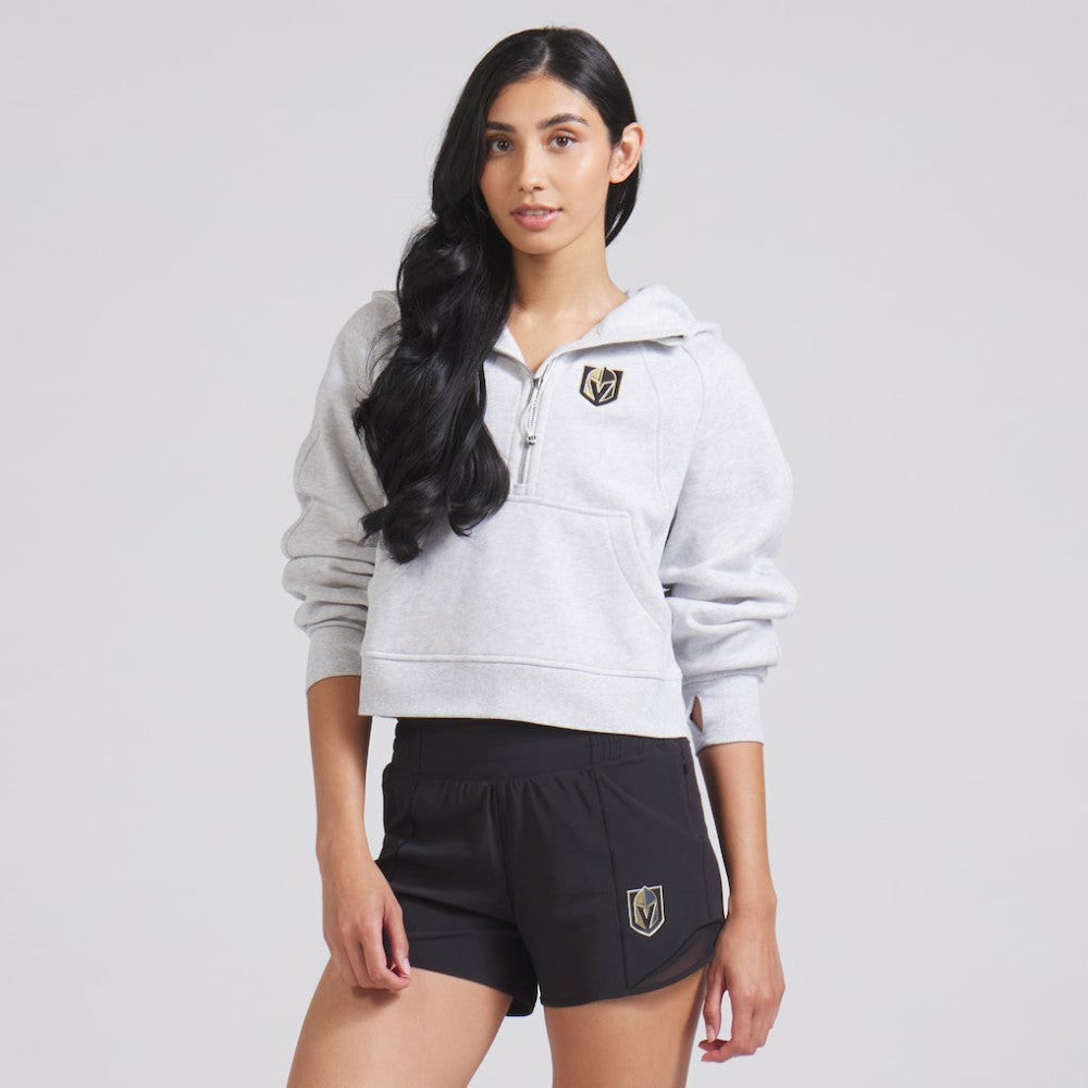 Vegas Golden Knights lululemon Women's Scuba Oversized Half-Zip Hoodie Heathered Core Ultra Light Grey