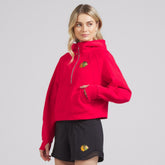 Chicago Blackhawks lululemon Women's Scuba Oversized Half-Zip Hoodie True Red