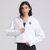 Toronto Maple Leafs - lululemon Women's Scuba Oversized Half-Zip Hoodie White