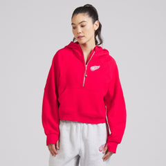 Detroit Red Wings - lululemon Women's Scuba Oversized Half-Zip Hoodie True Red