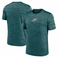 Philadelphia Eagles Big & Tall Sideline Velocity Performance T-Shirt Midnight Green - Nike