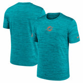Miami Dolphins Big & Tall Sideline Velocity Performance T-Shirt Aqua - Nike