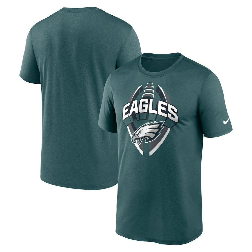 Philadelphia Eagles Big & Tall Primetime Legend Icon Performance T-Shirt Midnight Green - Nike