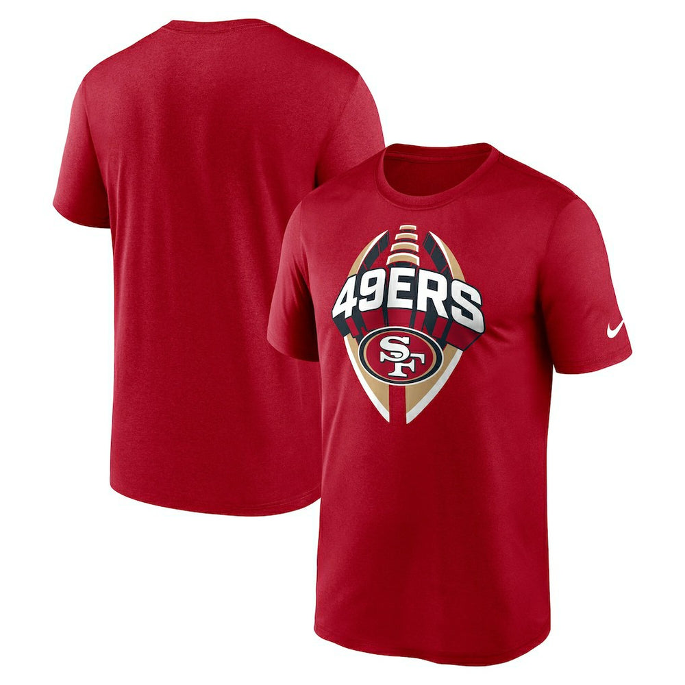 San Francisco 49ers Big & Tall Primetime Legend Icon Performance T-Shirt Scarlet - Nike
