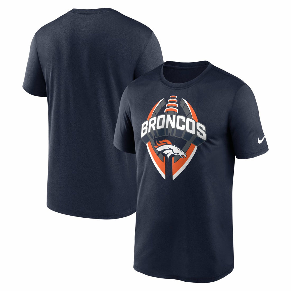 Denver Broncos Big & Tall Primetime Legend Icon Performance T-Shirt Navy - Nike