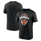 Cincinnati Bengals Big & Tall Primetime Legend Icon Performance T-Shirt Black - Nike