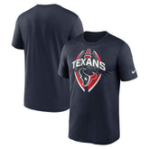 Houston Texans Big & Tall Primetime Legend Icon Performance T-Shirt Navy - Nike