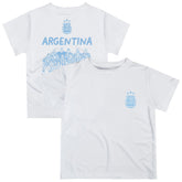 Argentina National Team Vive La Fete Youth Impressions Artwork Icons T-Shirts - White