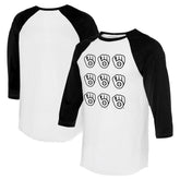 Milwaukee Brewers Tiny Turnip Women's Logo Grid 3/4 Sleeve Raglan T-Shirt Near Me