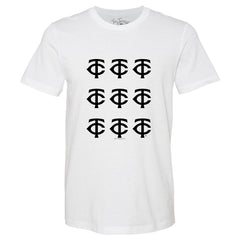 Minnesota Twins Tiny Turnip Women's Logo Grid T-Shirt Online
