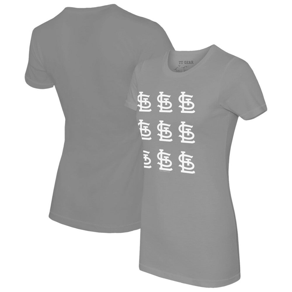 St. Louis Cardinals Tiny Turnip Women's Logo Grid T-Shirt Near Me