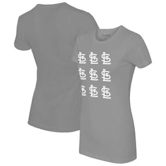St. Louis Cardinals Tiny Turnip Women's Logo Grid T-Shirt Near Me