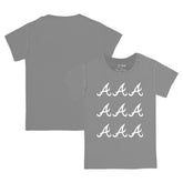 Atlanta Braves Tiny Turnip Youth Logo Grid T-Shirt discount