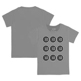 Chicago Cubs Tiny Turnip Youth Logo Grid T-Shirt discount