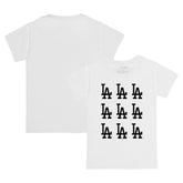 Los Angeles Dodgers Tiny Turnip Youth Logo Grid T-Shirt Clearance