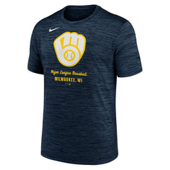 Milwaukee Brewers Nike Velocity Dri-FIT T-Shirt On Sale