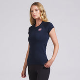 Montreal Canadiens - lululemon Women's Swiftly Tech Short-Sleeve Shirt 2.0 True Navy