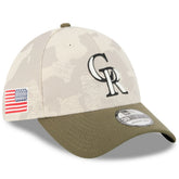 Colorado Rockies New Era 2025 Armed Forces Day 39THIRTY Flex Hat Sale