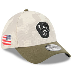 Milwaukee Brewers New Era 2025 Armed Forces Day 39THIRTY Flex Hat Near Me