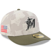 Miami Marlins New Era 2025 Armed Forces Day 59FIFTY Fitted Hat Clearance