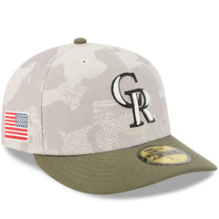Colorado Rockies New Era 2025 Armed Forces Day 59FIFTY Fitted Hat Clearance