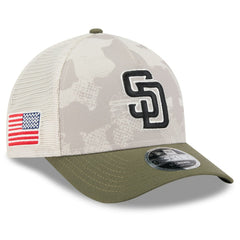 San Diego Padres New Era 2025 Armed Forces Day 9FORTY M-Crown A-Frame Adjustable Hat Online