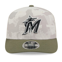 Miami Marlins New Era 2025 Armed Forces Day 9SEVENTY Stretch-Snap Hat On Sale