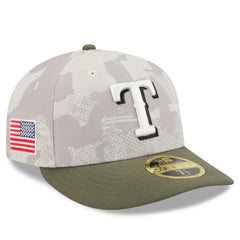 Texas Rangers New Era 2025 Armed Forces Day Low Profile 59FIFTY Fitted Hat Clearance