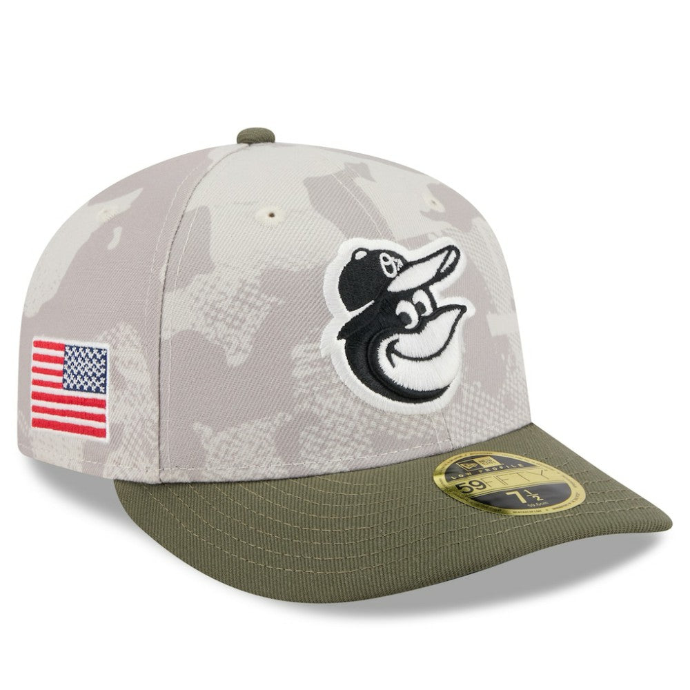Baltimore Orioles New Era 2025 Armed Forces Day Low Profile 59FIFTY Fitted Hat discount