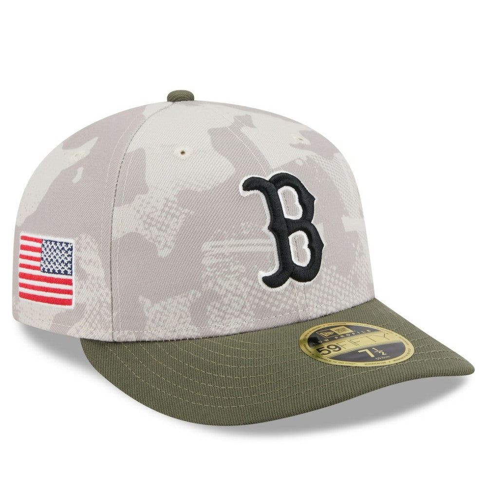 Boston Red Sox New Era 2025 Armed Forces Day Low Profile 59FIFTY Fitted Hat On Sale