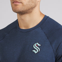 Seattle Kraken lululemon Metal Vent Tech Short-Sleeve Shirt Mineral Blue