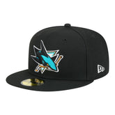 San Jose Sharks - New Era Core 59FIFTY Fitted Hat Black
