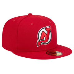 New Jersey Devils - New Era Core 59FIFTY Fitted Hat Red