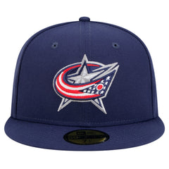 Columbus Blue Jackets - New Era Core 59FIFTY Fitted Hat Navy