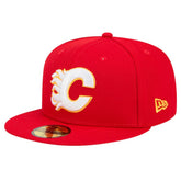 Calgary Flames - New Era Core 59FIFTY Fitted Hat Red