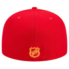 Calgary Flames - New Era Core 59FIFTY Fitted Hat Red