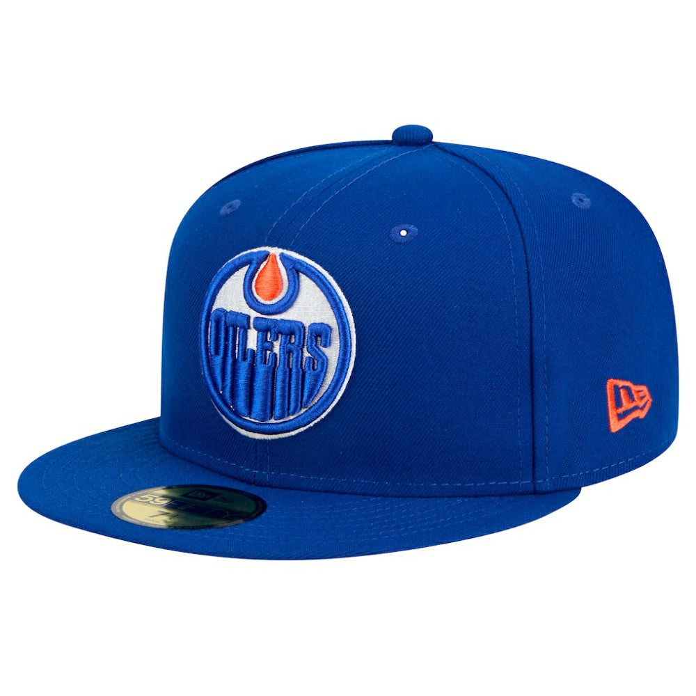 Edmonton Oilers - New Era Core 59FIFTY Fitted Hat Royal