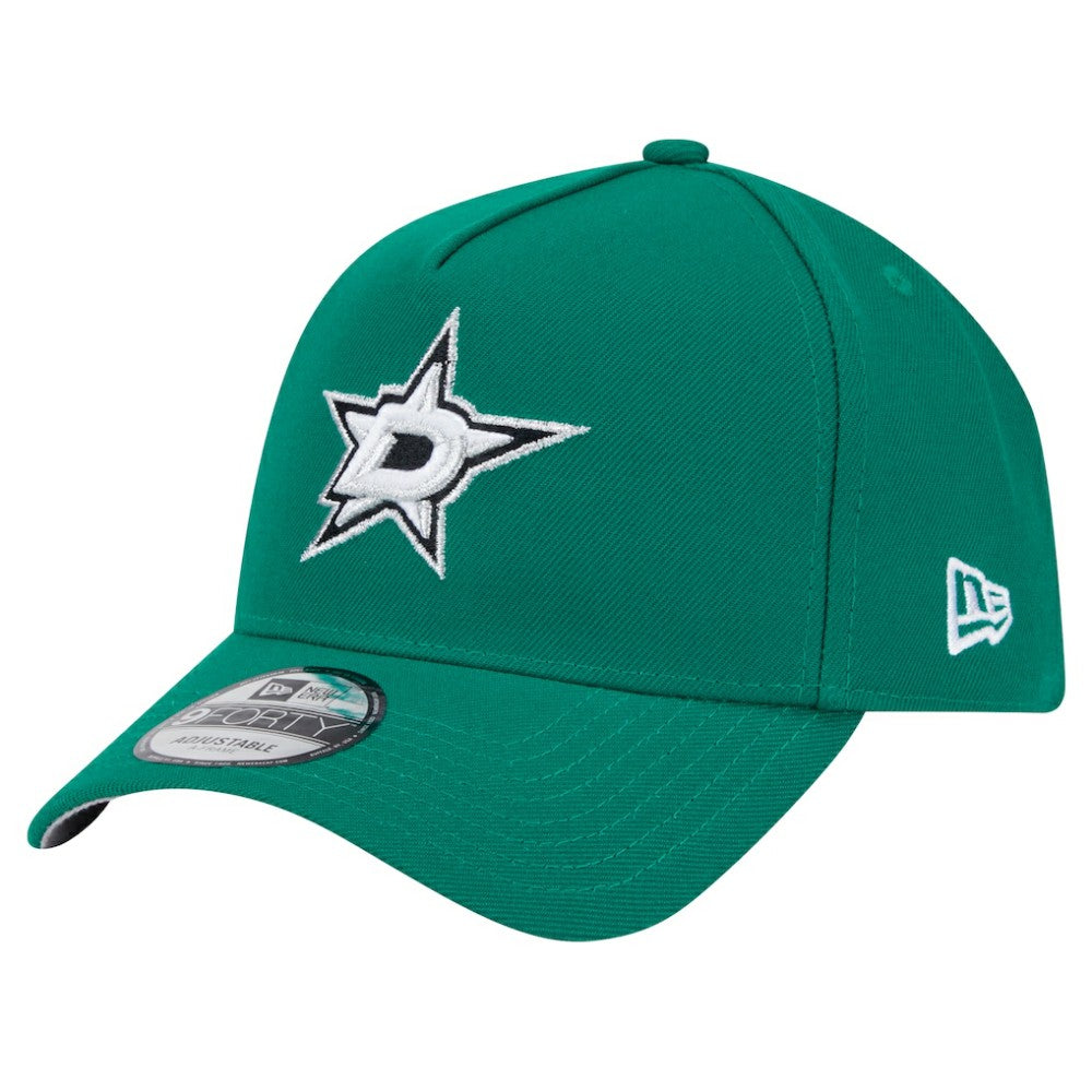 Dallas Stars - New Era Core A-Frame 9FORTY Adjustable Hat Kelly Green