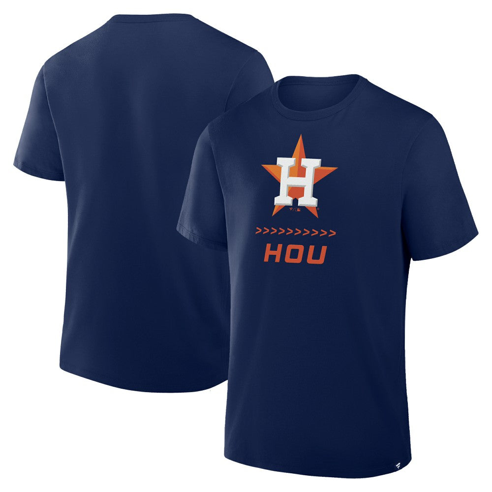Houston Astros Fanatics Clubhouse Legacy Side Swipe T-Shirt Lifestyle