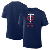 Minnesota Twins Fanatics Clubhouse Legacy Side Swipe T-Shirt discount