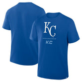 Kansas City Royals Fanatics Clubhouse Legacy Side Swipe T-Shirt Lifestyle