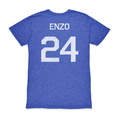 Enzo Fernández Argentina National Team 1863FC Player Vintage Tri-Blend T-Shirts - Blue