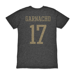 Alejandro Garnacho Argentina National Team 1863FC Player Vintage Tri-Blend T-Shirts - Black