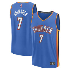 Fanatics - Chet Holmgren Oklahoma City Thunder Fast Break Replica Player Jersey - Icon Edition - Blue