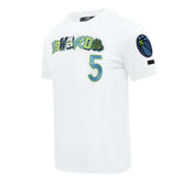 NBA - Anthony Edwards Minnesota Timberwolves Pro Standard City Ransom T-Shirt - White