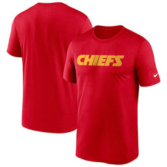Kansas City Chiefs Wordmark Legend T-Shirt Red - Nike