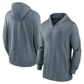 Minnesota Vikings 2022/23 Sideline Pop Performance Full-Zip Hoodie Gray - Nike